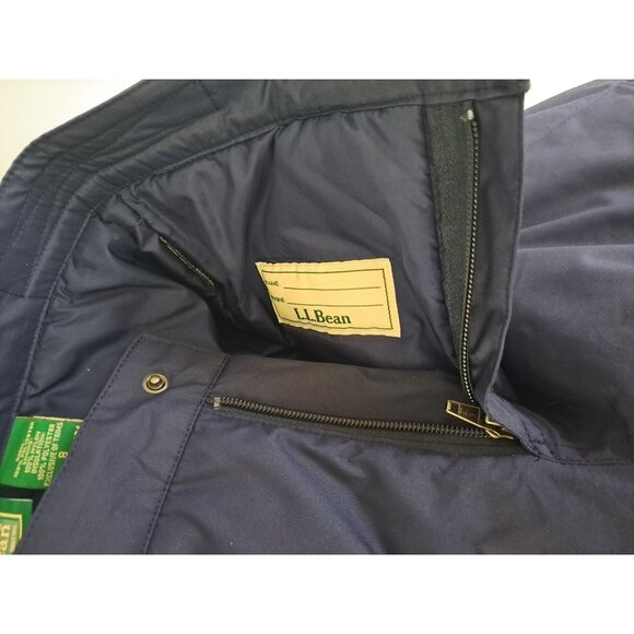 L.L. Bean Boys Size 8 Navy Blue Insulated Ski Snow Pants Polyester Nylon - Picture 10 of 10